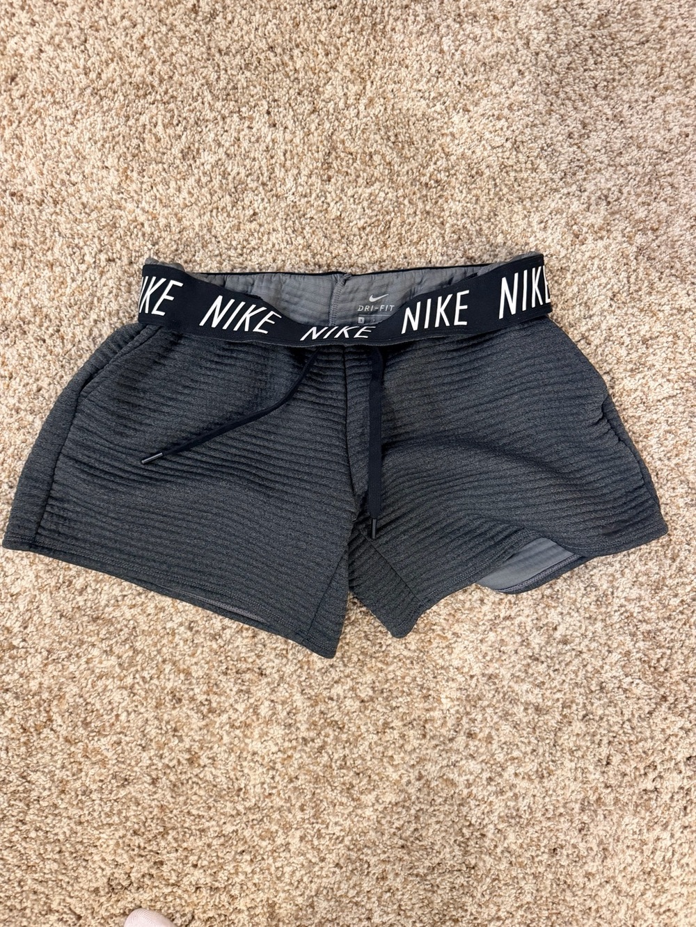 Nike Black Dri-FIT Waistband Training Shorts